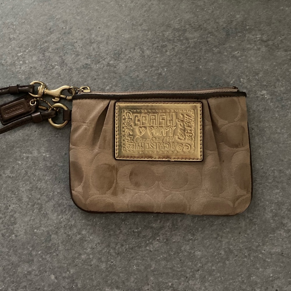Vintage coach wristlet